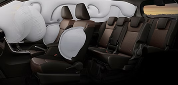 ​Hệ thống 6 túi khí giúp bảo vệ an toàn cho bạn