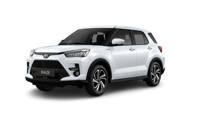 Toyota Raize m&agrave;u trắng
