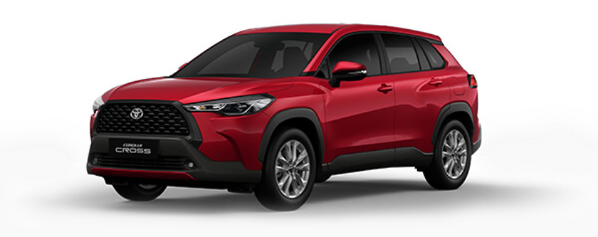 Toyota Corolla Cross m&agrave;u đỏ
