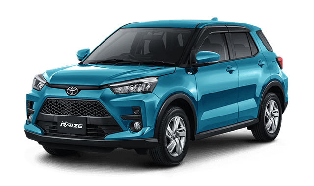 Toyota Raize m&agrave;u xanh