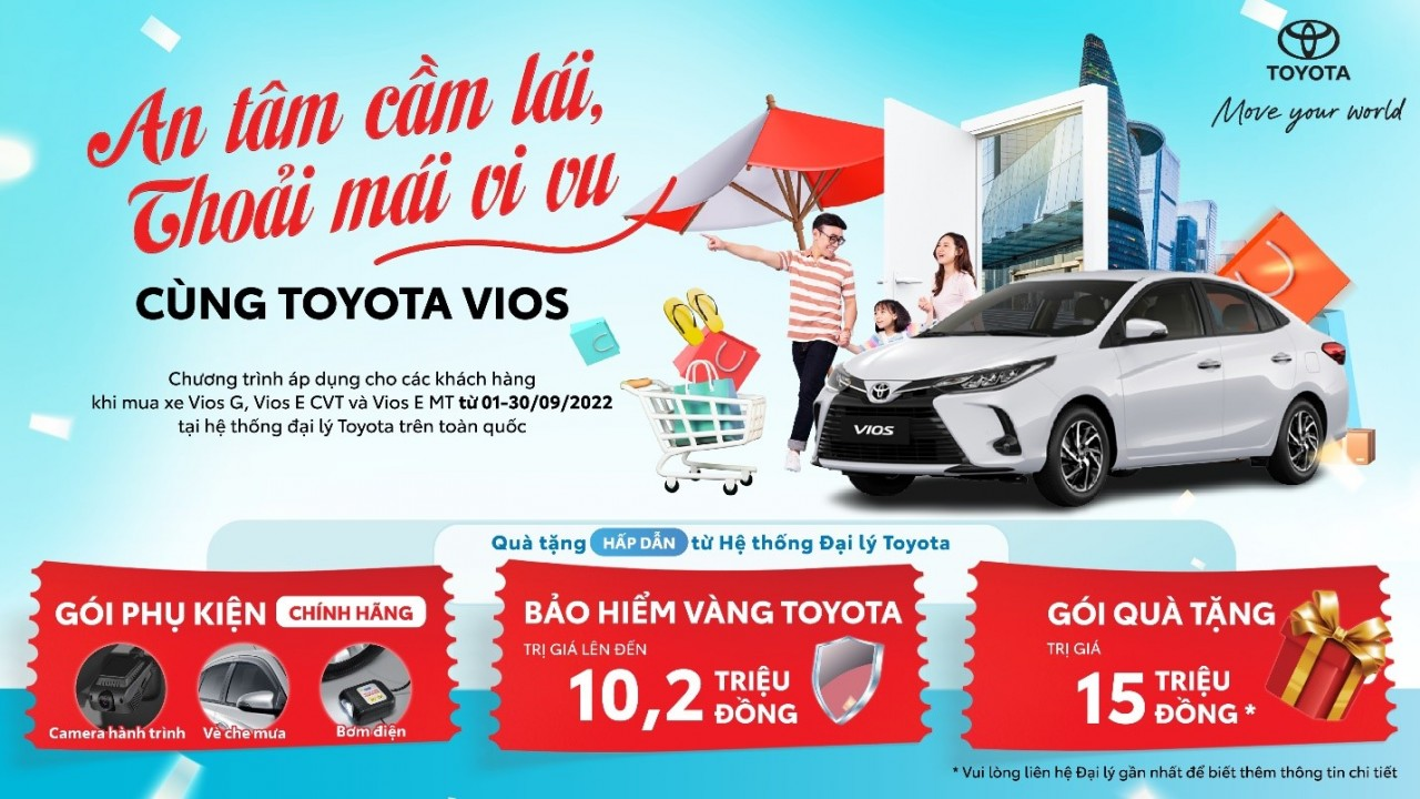 Ưu đ&atilde;i xe Toyota Vios 2022