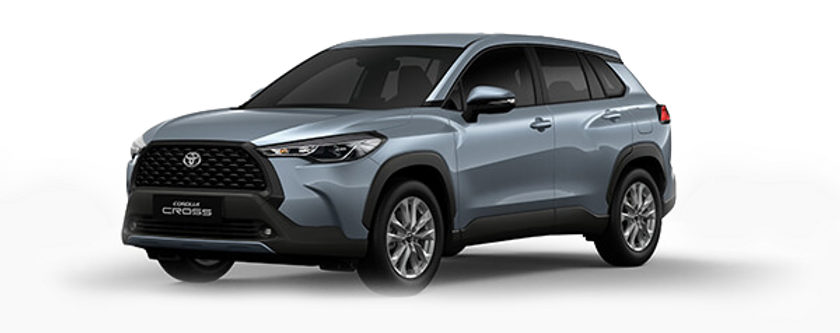 Toyota corolla Cross 2022 m&agrave;u xanh nhạt
