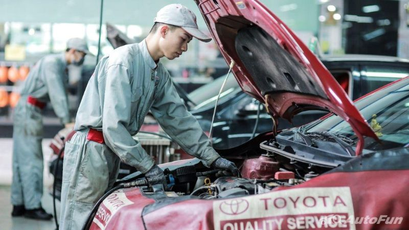 Bảo dưỡng xe Toyota Corolla Cross 