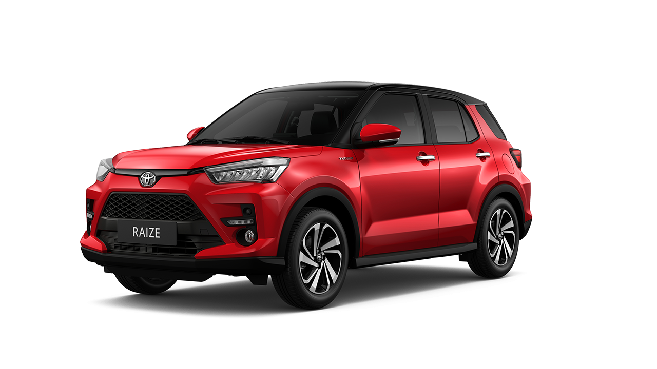 Toyota Raize m&agrave;u đỏ