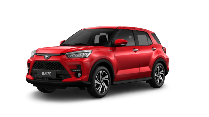 Toyota Raize m&agrave;u đỏ/Đen