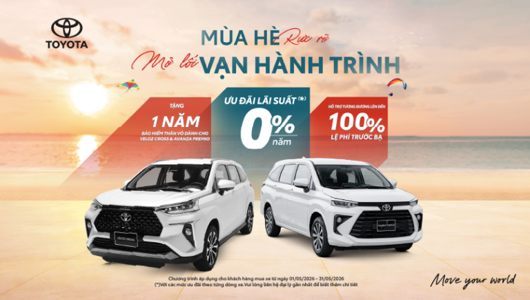 RƯỚC VELOZ & AVANZA – RINH NGAY ƯU ĐÃI KHỦNG TRONG THÁNG 5